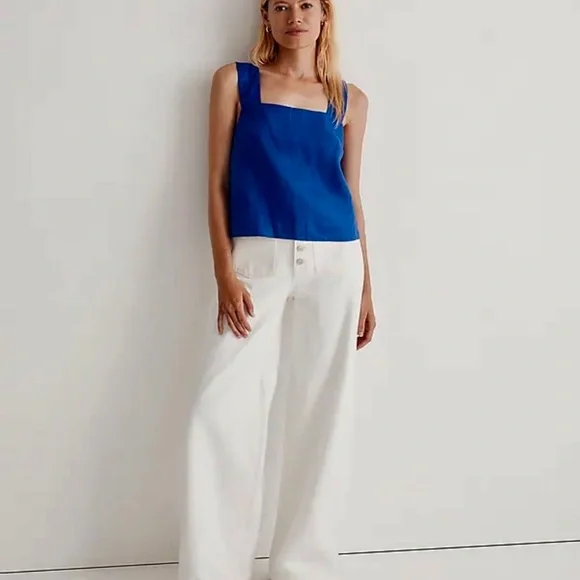 Madewell linen cross back tank - Picture 3 of 3